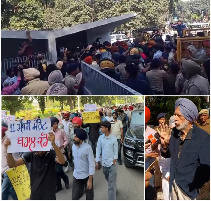 Panjab University ਦਾ ਮਾਹੌਲ ਭਖਿਆ, ਵਿਦਿਆਰਥੀ ਅੰਦਰ ਪੁੱਜਣ ‘ਚ ਸਫ਼ਲ, ਬਾਹਰਲਿਆਂ ਦੀ ਪੁਲਿਸ ਵੱਲੋਂ ਫ਼ੜੋ-ਫੜਾਈ
