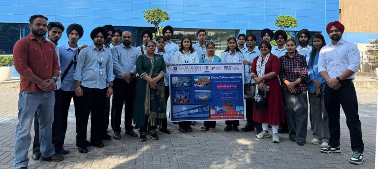 Guru Kashi University ਦੇ ਵਿਦਿਆਰਥੀਆਂ ਵੱਲੋਂ ਜੈਪੁਰ ਦੇ ਵਿੱਦਿਅਕ ਅਦਾਰਿਆ ਦਾ ਦੌਰਾ