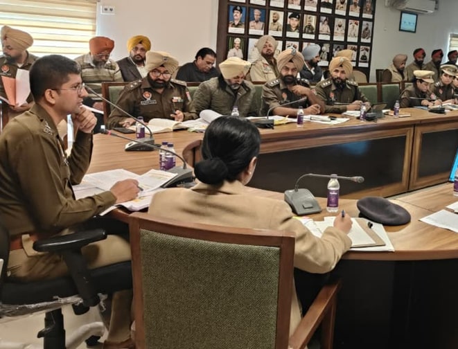 ਮੇਲਾ ਮਾਘੀ ਦੇ ਮੱਦੇਨਜ਼ਰ ਸੁਰੱਖਿਆ ਅਤੇ ਟ੍ਰੈਫਿਕ ਪ੍ਰਬੰਧਾਂ ਨੂੰ ਲੈ ਕੇ ਐਸ.ਐਸ.ਪੀ. ਵੱਲੋਂ ਸਮੀਖਿਆ ਮੀਟਿੰਗ