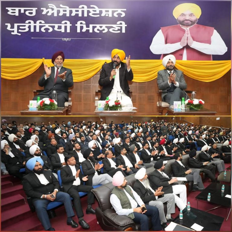 ਗ੍ਰਾਮ ਨਿਆਲਿਆ ਦੇ ਮੁੱਦੇ ‘ਤੇ ਭਗਵੰਤ ਮਾਨ ਵੱਲੋਂ ਵਕੀਲਾਂ ਦੇ ਹੱਕ ‘ਚ ਡਟਣ ਦਾ ਐਲਾਨ