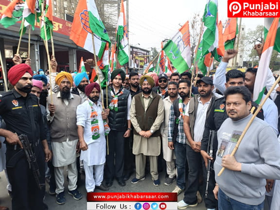 ਸਾਬਕਾ ਮੰਤਰੀ ਗੁਰਪ੍ਰੀਤ ਸਿੰਘ ਕਾਂਗੜ੍ਹ ਵੱਡੇ ਕਾਫ਼ਲੇ ਨਾਲ ਬਠਿੰਡਾ ‘ਚ ਕਾਂਗਰਸ ਵੱਲੋਂਂ ਕੱਢੀ ਪੈਦਲ ਯਾਤਰਾ ‘ਚ ਹੋਏ ਸ਼ਾਮਲ