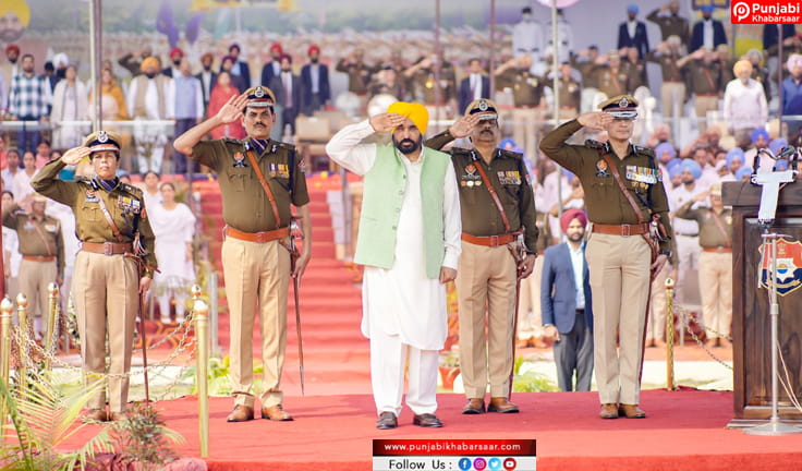 ਪਾਕਿਸਤਾਨ ਦੀ ਸ਼ਹਿ ਪ੍ਰਾਪਤ ਅੱਤਵਾਦ ਦਾ ਟਾਕਰਾ ਕਰ ਰਹੀ ਹੈ ਪੰਜਾਬ ਪੁਲਿਸ-ਭਗਵੰਤ ਸਿੰਘ ਮਾਨ