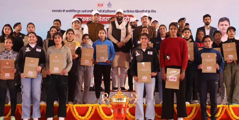 ਹਰਿਆਣਾ ਬਣਿਆ ਖੇਡਾਂ ਦਾ ਹੱਬ; ਮਿੱਟੀ ਫਸਲ ਹੀ ਨਹੀਂ, ਮੈਦਾਨ ਵਿੱਚ ਚੈਂਪੀਅਨ ਵੀ ਕਰ ਰਿਹਾ ਪੈਦਾ:ਮੁੱਖ ਮੰਤਰੀ ਨਾਇਬ ਸਿੰਘ ਸੈਣੀ