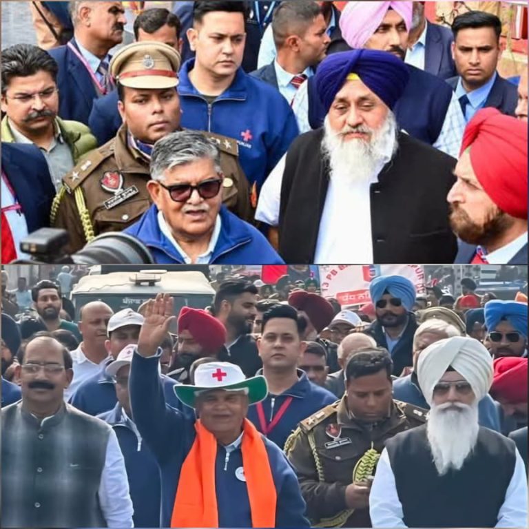 ਨਸ਼ਿਆਂ ਵਿਰੁਧ ਰਾਜਪਾਲ ਦੀ ਮੁਹਿੰਮ; ਡੇਰਾ ਬਿਆਸ ਮੁਖੀ, ਸੁਖਬੀਰ ਬਾਦਲ ਤੇ ਅਸ਼ਵਨੀ ਸ਼ਰਮਾ ਦੀ ਸਮੂਲੀਅਤ ਤੋਂ ਬਾਅਦ ਪੰਜਾਬ ‘ਚ ਛਿੜੀ ਸਿਆਸੀ ਚਰਚਾ