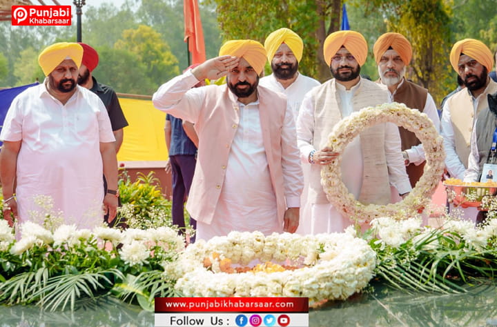 ਸ਼ਹੀਦ-ਏ-ਆਜ਼ਮ ਭਗਤ ਸਿੰਘ,ਰਾਜਗੁਰੂ ਅਤੇ ਸੁਖਦੇਵ ਨੂੰ ‘ਭਾਰਤ ਰਤਨ’ ਦਿੱਤੇ ਜਾਣ ਦੀ ਮੰਗ ਕੀਤੀ ਸੀ ਪਰ ਭਾਜਪਾ ਸਰਕਾਰ ਨੇ ਨਹੀਂ ਮੰਨੀ: ਮੁੱਖ ਮੰਤਰੀ ਭਗਵੰਤ ਸਿੰਘ ਮਾਨ