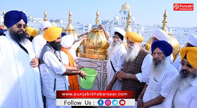 ਸੱਚਖੰਡ ਸ੍ਰੀ ਹਰਿਮੰਦਰ ਸਾਹਿਬ ਵਿਖੇ ਸੋਨੇ ਦੀ ਧੁਆਈ ਸੇਵਾ ਸ਼ੁਰੂ