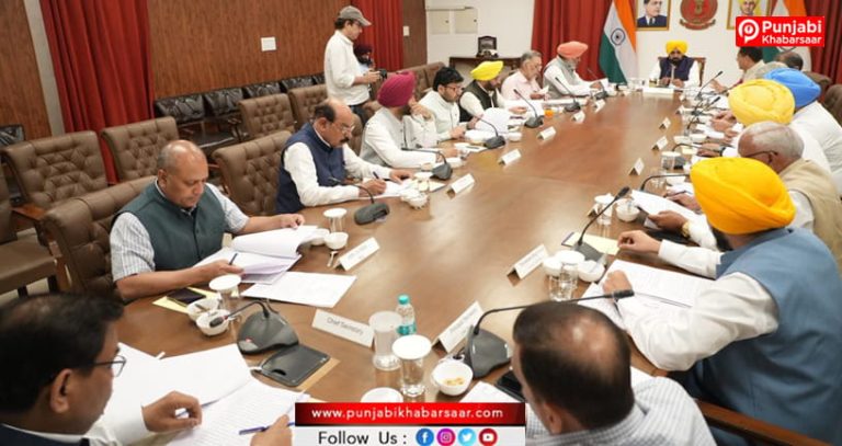 ਮੁੱਖ ਮੰਤਰੀ ਭਗਵੰਤ ਸਿੰਘ ਮਾਨ ਦੀ ਅਗਵਾਈ ਵਿੱਚ ਵਜ਼ਾਰਤ ਵੱਲੋਂ ਸ੍ਰੀ ਗੁਰੂ ਗ੍ਰੰਥ ਸਾਹਿਬ ਜੀ ਦੀ ਬੇਅਦਬੀ ਰੋਕਣ ਅਤੇ ਸਜ਼ਾਵਾਂ ਹੋਰ ਸਖ਼ਤ ਬਣਾਉਣ ਲਈ ਬੇਅਦਬੀ ਵਿਰੋਧੀ ਕਾਨੂੰਨ ਵਿੱਚ ਤਰਮੀਮ ਕਰਨ ਦੀ ਮਨਜ਼ੂਰੀ