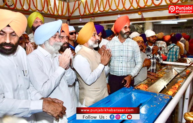 ਵਿਸਾਖੀ ਦੇ ਪਵਿੱਤਰ ਦਿਹਾੜੇ ’ਤੇ ਰਾਜ ਸਭਾ ਮੈਂਬਰ ਸਤਨਾਮ ਸਿੰਘ ਸੰਧੂ ਤਖ਼ਤ ਸ੍ਰੀ ਦਮਦਮਾ ਸਾਹਿਬ ਵਿਖੇ ਹੋਏ ਨਤਮਸਤਕ, ਸਰਬੱਤ ਦੇ ਭਲੇ ਦੀ ਕੀਤੀ ਅਰਦਾਸ