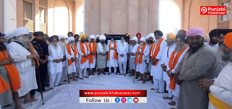 ਸ਼੍ਰੋਮਣੀ ਕਮੇਟੀ ਪ੍ਰਧਾਨ ਐਡਵੋਕੇਟ ਧਾਮੀ ਤੇ ਜਥੇਦਾਰ ਬਾਬਾ ਟੇਕ ਸਿੰਘ ਨੇ ਤਖ਼ਤ ਸਾਹਿਬ ਵਿਖੇ ਨਵੀਂ ਬਣੀ ਦਰਸ਼ਨੀ ਡਿਓੜੀ ਦਾ ਕੀਤਾ ਉਦਘਾਟਨ