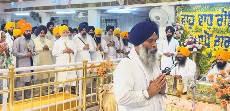 ਵੈਸਾਖੀ ਜੋੜ ਮੇਲ ਦੀ ਨਿਰਵਿਘਨ ਸੰਪੂਰਨਤਾ ਪਿੱਛੋਂ ਤਖ਼ਤ ਸ੍ਰੀ ਦਮਦਮਾ ਸਾਹਿਬ ਵਿਖੇ ਕਰਵਾਈ ਸ਼ੁਕਰਾਨੇ ਦੀ ਅਰਦਾਸ