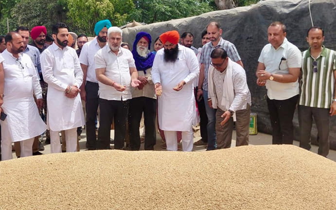 ਪੰਜਾਬ ਦੀਆਂ ਮੰਡੀਆਂ ‘ਚ 28 ਲੱਖ ਮੀਟਰਿਕ ਟਨ ਕਣਕ ਦੀ ਆਮਦ, 24 ਲੱਖ ਮੀਟਰਿਕ ਟਨ ਤੋਂ ਵੱਧ ਦੀ ਖ਼ਰੀਦ : ਲਾਲ ਚੰਦ ਕਟਾਰੂਚੱਕ