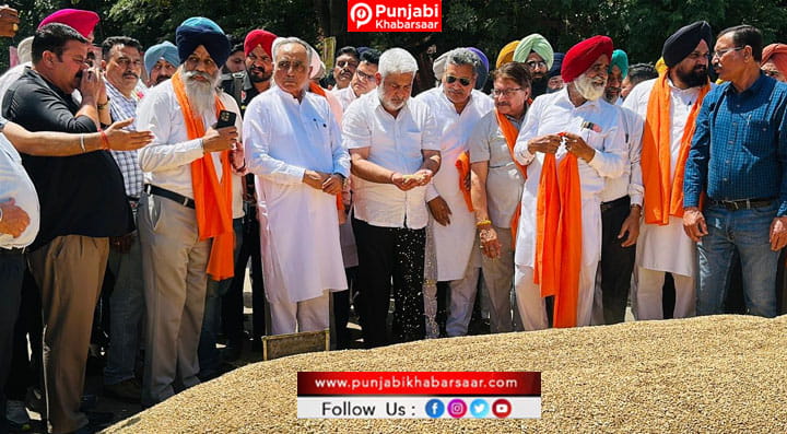 Cabinet Minister Lal Chand Kataruchak ਗੁਰਦਾਸਪੁਰ ਦਾਣਾ ਮੰਡੀ ਵਿਖੇ ਪਹੁੰਚੇ-ਕਣਕ ਦੇ ਖਰੀਦ ਪ੍ਰਬੰਧਾਂ ਦਾ ਲਿਆ ਜਾਇਜ਼ਾ