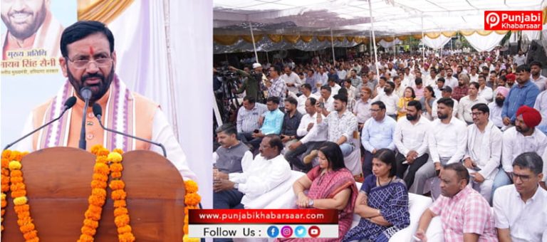 ਜੋਤੀਬਾ ਫੂਲੇ ਸਮਾਜ ਸੇਵਾ ਦੇ ਨਾਇਕ, ਬਾਬਾ ਸਾਹੇਬ ਦੇ ਜੀਵਨ ਤੋਂ ਲੈਣ ਮੁਸ਼ਕਲ ਪਰਿਸਥਿਤੀਆਂ ਵਿੱਚ ਵੀ ਸਫਲਤਾ ਦੀ ਸੀਖ – ਮੁੱਖ ਮੰਤਰੀ ਨਾਇਬ ਸਿੰਘ ਸੈਣੀ