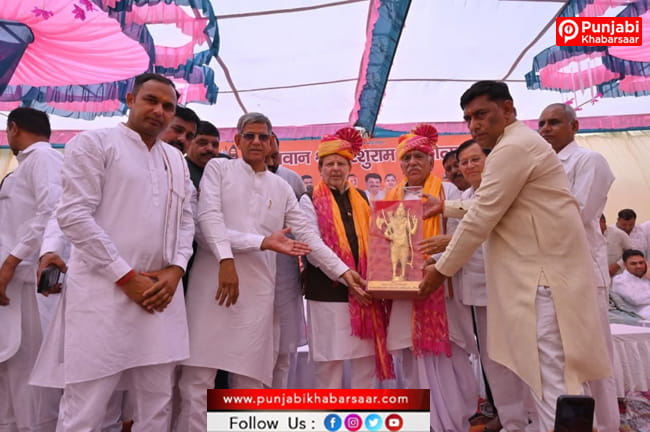 भगवान परशुराम के विचारों से मजबूत होगी सनातन संस्कृति:डॉ.अरविंद शर्मा