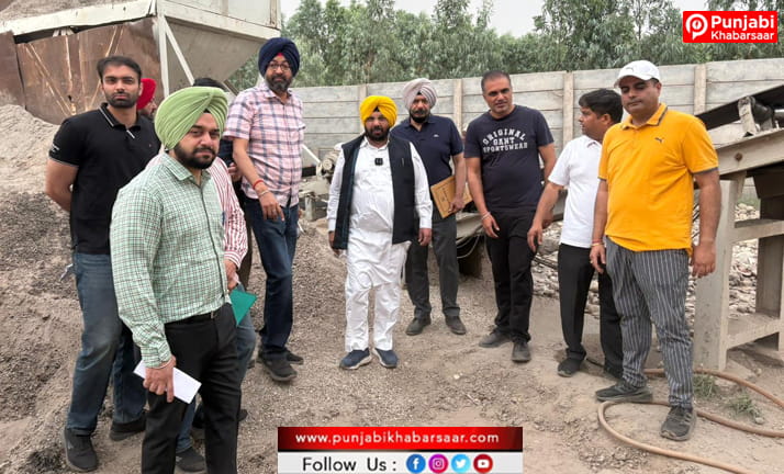 ਲੋਕ ਨਿਰਮਾਣ ਮੰਤਰੀ ਵਲੋਂ ਸੁਵਖਤੇ ਰਸਨਹੇੜੀ ਵਿਖੇ ਬੈਚ ਟਾਈਪ ਹੋਟ ਮਿਕਸ ਪਲਾਂਟ ਦਾ ਕੀਤਾ ਦੌਰਾ