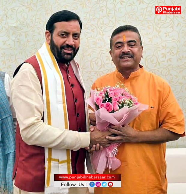पश्चिम बंगाल में नई सरकार के शपथ ग्रहण समारोह में शामिल हुए मुख्यमंत्री नायब सिंह सैनी