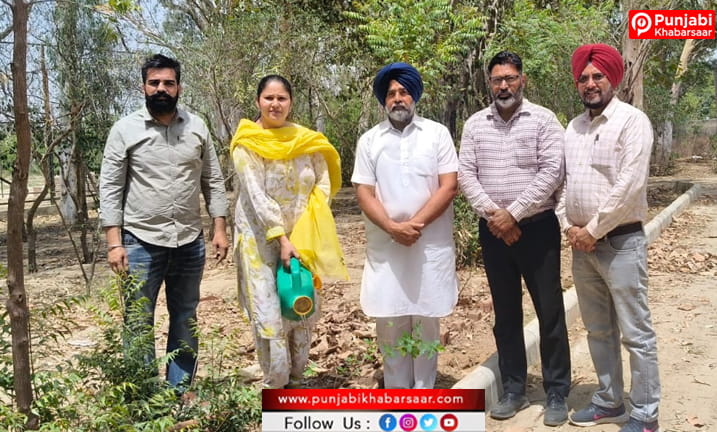 ਸਰਕਾਰੀ ਹਾਈ ਸਕੂਲ ਵਿਖ਼ੇ ਲਗਾਏ ਗਏ ਬੂਟੇ:ਜਸਵੀਰ ਸਿੰਘ ਗਿੱਲ