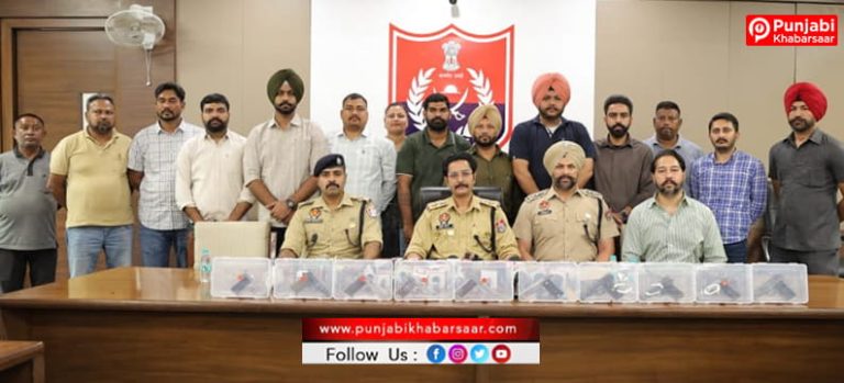 Patiala Police ਵੱਲੋਂ ਲੁੱਟਾਖੋਹਾਂ ਕਰਨ ਵਾਲੇ ਗਿਰੋਹ ਦੇ 5 ਮੈਬਰ 10 ਪਿਸਟਲਾਂ ਸਮੇਤ ਕਾਬੂ