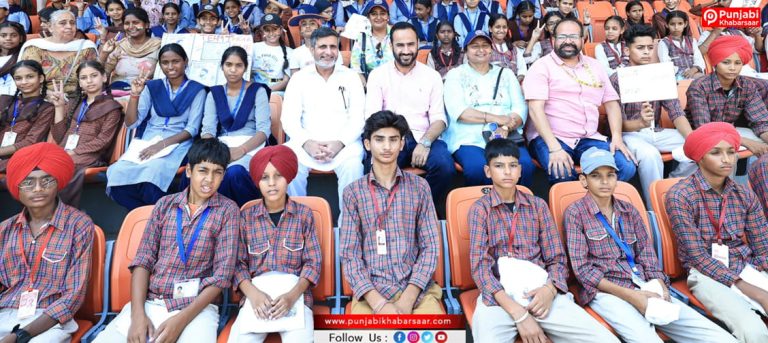 ਬਰਨਾਲਾ ਦੇ ਸੈਂਕੜੇ ਵਿਦਿਆਰਥੀਆਂ ਨੇ ਭਾਰਤ-ਅਫਗਾਨਿਸਤਾਨ ਟੈਸਟ ਮੈਚ ਦਾ ਆਨੰਦ ਮਾਣਿਆ