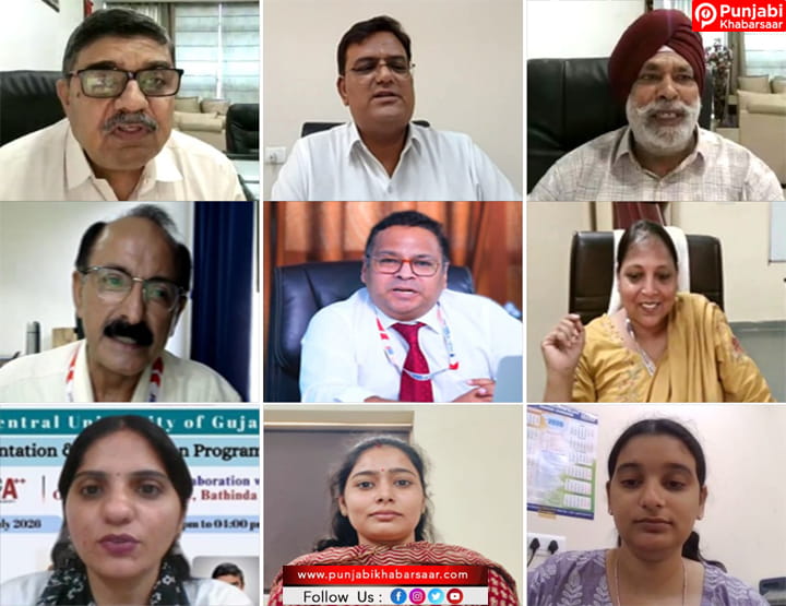 Guru Kashi University ਅਤੇ ਕੇਂਦਰੀ ਗੁਜਰਾਤ ਯੂਨੀਵਰਸਿਟੀ ਵੱਲੋਂ ਸੱਤ ਰੋਜ਼ਾ ਓਰੀਐਂਨਟੇਸ਼ਨ ਪ੍ਰੋਗਰਾਮ ਆਯੋਜਿਤ