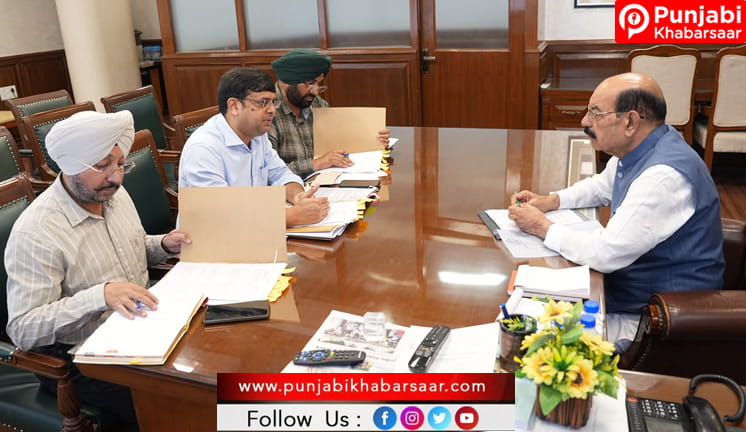 Cabinet Minister Mohinder Bhagat ਵੱਲੋਂ ਬਾਗ਼ਬਾਨੀ ਵਿਭਾਗ ਦੇ ਕੰਮਕਾਜ ਦੀ ਸਮੀਖਿਆ