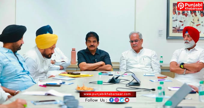 ਮੁੜ ਇਕੱਠੇ ਬੈਠੇ ਦਿਖਾਈ ਦਿੱਤੇ ਰਾਜਾ ਵੜਿੰਗ ਤੇ ਚਰਨਜੀਤ ਚੰਨੀ; ਦਿੱਲੀ ‘ਚ ਹੋਈ ਮੀਟਿੰਗ