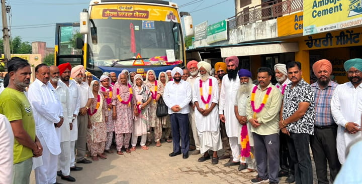 ਮੁੱਖ ਮੰਤਰੀ ਤੀਰਥ ਯਾਤਰਾ ਯੋਜਨਾ ਤਹਿਤ ਮੋਹਾਲੀ ਤੋਂ ਤਿੰਨ ਬੱਸਾਂ ਸ੍ਰੀ ਅੰਮ੍ਰਿਤਸਰ ਸਾਹਿਬ ਲਈ ਰਵਾਨਾ