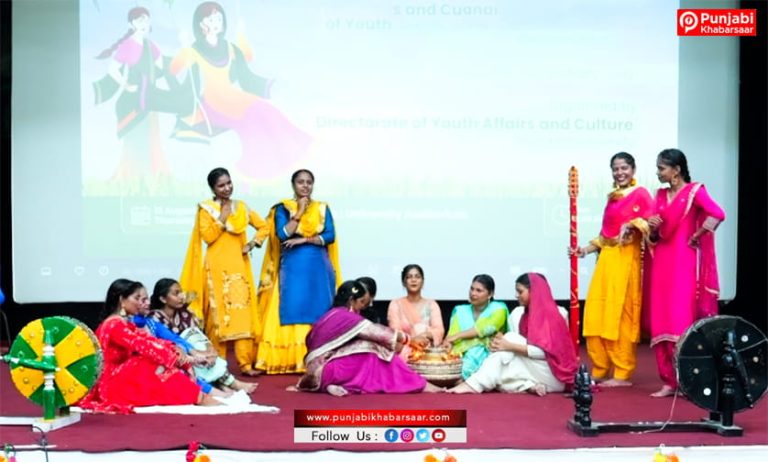 Guru Kashi University ਵੱਲੋਂ ਕੁੜੀਆਂ-ਚਿੜੀਆਂ ਤੇ ਸੁਆਣੀਆਂ ਦਾ ਤਿਉਹਾਰ “ਵਿਰਾਸਤ-ਏ-ਤੀਜ਼” ਦਾ ਸ਼ਾਨਦਾਰ ਆਯੋਜਨ