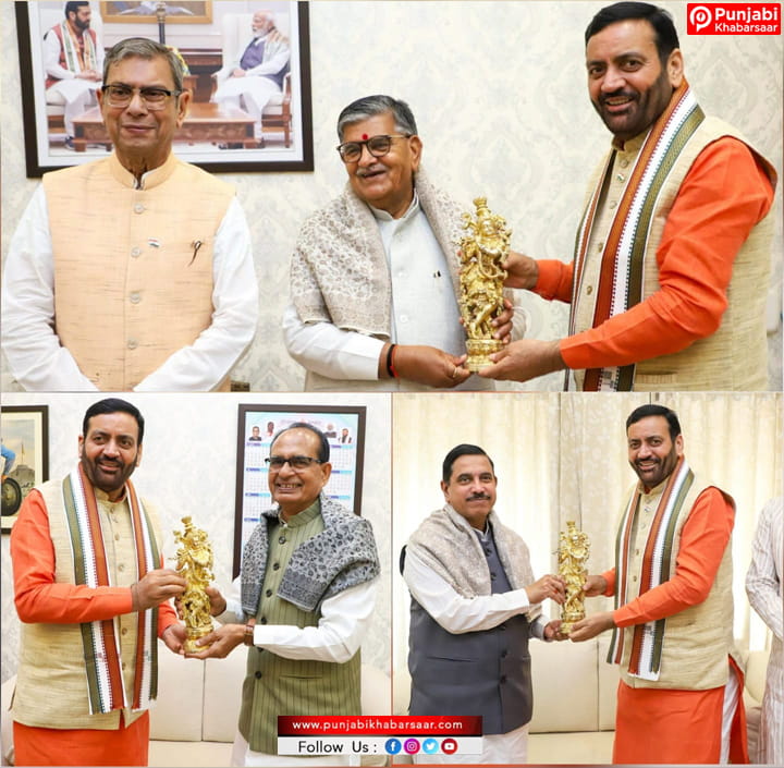 हरियाणा व पंजाब के राज्यपालों सहित केंद्रीय मंत्रियों ने मुख्यमंत्री श्री नायब सिंह सैनी से की शिष्टाचार भेंट