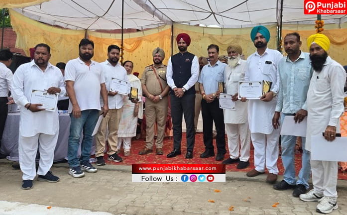 ਸੁਤੰਤਰਤਾ ਦਿਵਸ ਮੌਕੇ ਪੰਜਾਬ ਨੇ ‘ਯੁੱਧ ਨਸ਼ਿਆਂ ਵਿਰੁੱਧ’ ਦੇ ਜ਼ਮੀਨੀ ਪੱਧਰ ਦੇ ਵਲੰਟੀਅਰਾਂ ਨੂੰ ਕੀਤਾ ਸਨਮਾਨਿਤ