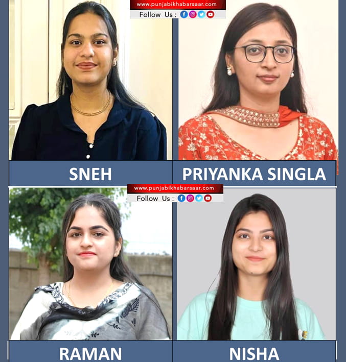 DAV College Bathinda ਦੇ MSc (Chem.) ਦੇ ਵਿਦਿਆਰਥੀਆਂ ਨੇ ਯੂਨੀਵਰਸਿਟੀ ਪ੍ਰੀਖਿਆਵਾਂ ਵਿੱਚ ਕੀਤਾ ਸ਼ਾਨਦਾਰ ਪ੍ਰਦਰਸ਼ਨ