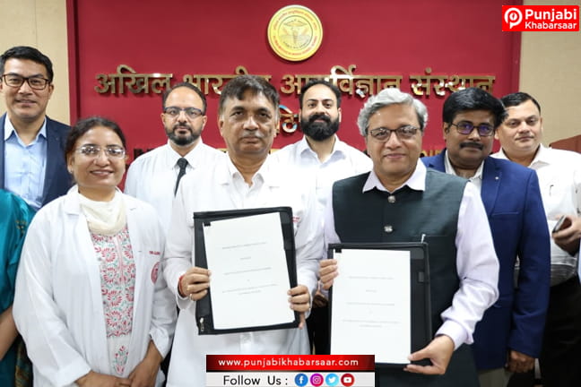AIIMS Bathinda ਅਤੇ IIT Indore ਵਿਚਕਾਰ ਸਿਹਤ ਨਵਾਚਾਰ ਅਤੇ ਤਕਨਾਲੋਜੀ ਰੂਪਾਂਤਰਨ ਨੂੰ ਮਜ਼ਬੂਤ ਕਰਨ ਲਈ ਹੋਇਆ ਸਮਝੌਤਾ