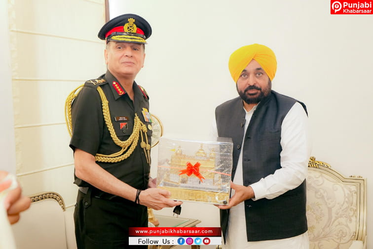 CM Bhagwant Singh Mann ਵੱਲੋਂ ਪੰਜਾਬ ਅਤੇ ਦੇਸ਼ ਦੀ ਭਲਾਈ ਲਈ ਭਾਰਤੀ ਫੌਜ ਨਾਲ ਮਜ਼ਬੂਤ ਸਹਿਯੋਗ ਦਾ ਸੱਦਾ