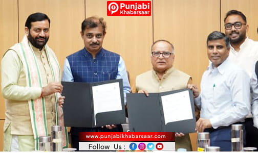 CM Nayab Singh Saini की मौजूदगी में हरियाणा ने (आईआईटी) रोपड़ के साथ किया (एमओयू),इंडस्ट्री-ओरिएंटेड टेक्निकल एजुकेशन और रोज़गार क्षमता को मिलेगा बढ़ावा
