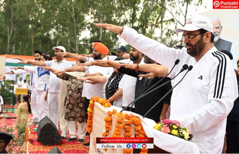 सेवा संकल्प अभियान का नशा मुक्ति हरियाणा-नमो मैराथन के आयोजन से हुआ आगाज