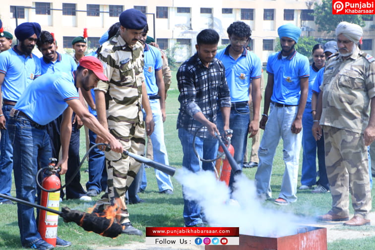 DAV College Bathinda ਵਿਖੇ CISF ਨੇ ਅੱਗ ਸੁਰੱਖਿਆ ਬਾਰੇ ਕੀਤਾ ਜਾਗਰੂਕ