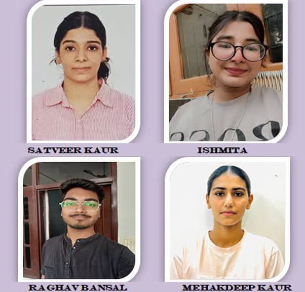 DAV College Bathinda ਦੇ BBA ਦੇ ਵਿਦਿਆਰਥੀਆਂ ਨੇ ਯੂਨੀਵਰਸਿਟੀ ਪ੍ਰੀਖਿਆ ਵਿੱਚ ਕੀਤਾ ਸ਼ਾਨਦਾਰ ਪ੍ਰਦਰਸ਼ਨ