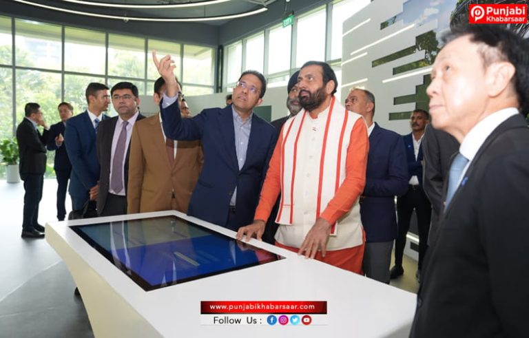 CM Nayab Singh Saini ने सिंगापुर स्थित सुरबाना जुरोंग का किया दौरा
